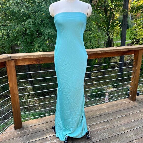 House of CB Blue Dress - Picture 1 of 8